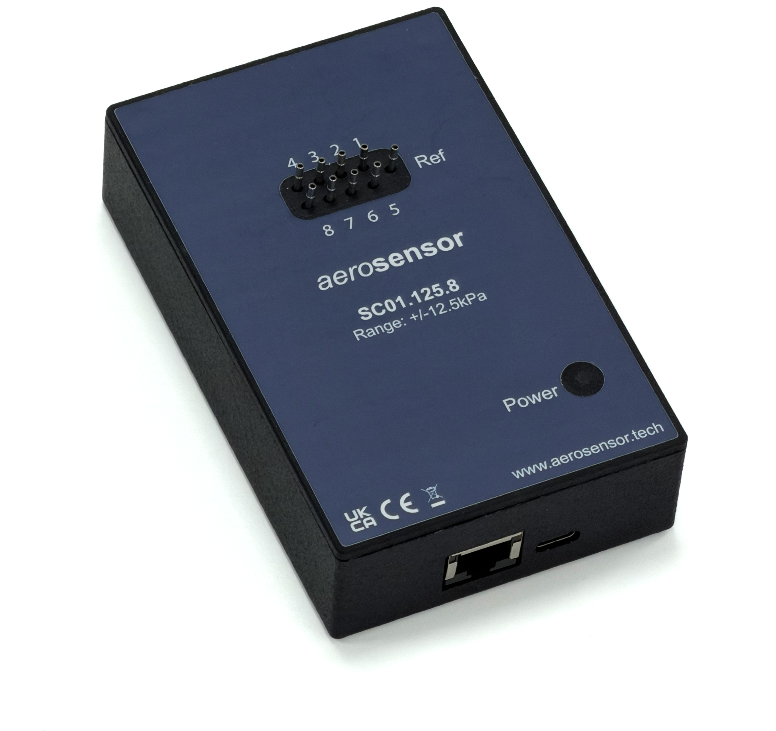 Aerosensor pressure scanner